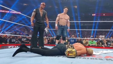 John Cena and The Rock unite in shocking WWE Elimination Chamber moment