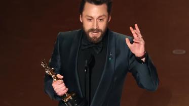 Kieran Culkin wins supporting actor Oscar on Hollywood's biggest night