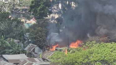 Fire at Bhashantek BRP slum