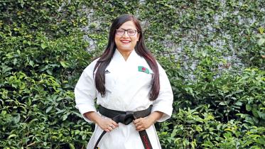 Bangladesh first female karate black belt Shamima Akhtar Tulee