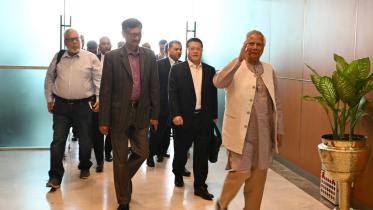 Yunus leaves for China on first bilateral visit