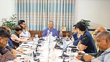Muhammad Yunus emergency meeting on US tariffs
