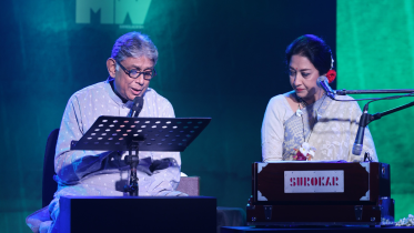 Shama Rahman and Afzal Hossain headline rain-drenched cultural evening