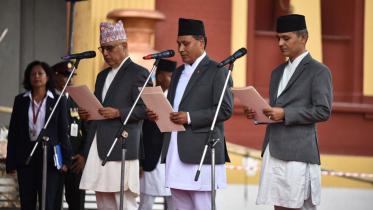 Nepal new interim ministers sworn in
