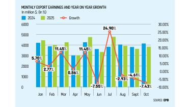 Monthly Export Earnings And Year on Year Growth
