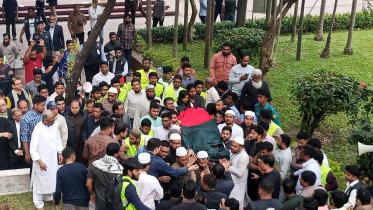 Sharif Osman Hadi Buried Beside Kazi Nazrul Islam