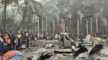 BNP Leader House Fire Lakshmipur