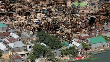 Korail slum fire