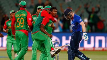 Bangladesh bowler Rubel Hossain 