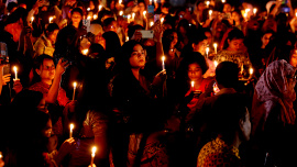 4. women holding candles in int'l women day.JPG