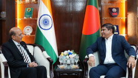 Dinesh Trivedi meets Bangladesh Defence Adviser