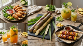 Cooking with sugarcane