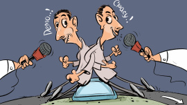 Since voters are reluctant to take part in this election, the ruling party has resorted to intimidation tactics.
