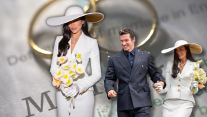 Dua Lipa’s wedding look brings back bridal suit glamour