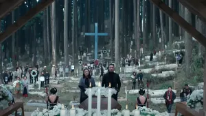 A screengrab from Paatal Lok S2 showing the cultural practice of Nagaland. Photo: Youtube
