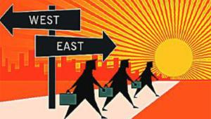 look east