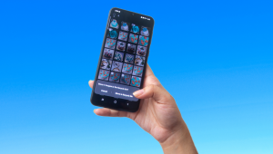 A picture of a phone gallery.