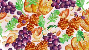 Collage of cooking ingredients