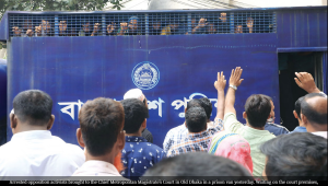 Detained opposition activists
