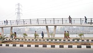 Walking on streets of Dhaka