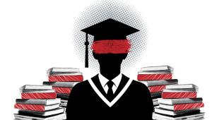Graphical representation of the wasted potential of educational reforms