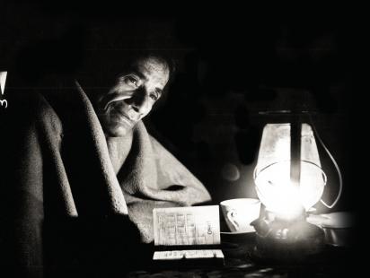 S M Sultan, December 1979, Masimdia, Narail. Photo: Nasir Ali Mamun (Photoseum)