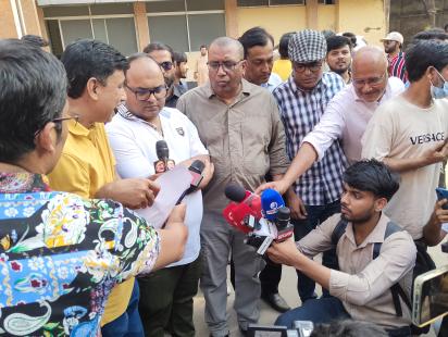 Manhandling at FDC, Bangladesh Film Artistes’ Association, Bangladesh Film Development Corporation, Misha-Dipjol committee, Attack on journalists, violence in FDC, Journalists injured at FDC, FDC Election 2024 2026, BFAA, BFAA Election, BFAA Election Viol
