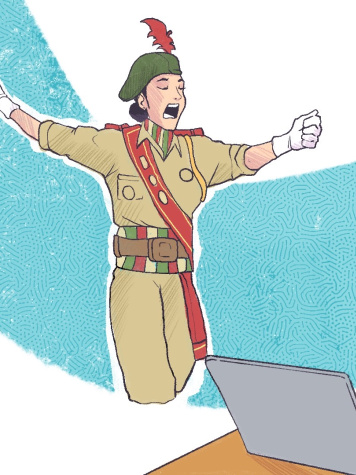 Graphical representation of cadet college students. 