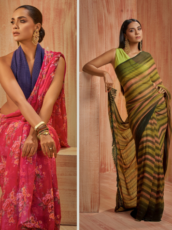 Why lightweight printed sarees are the ultimate everyday wear