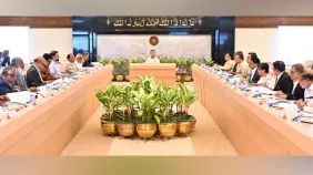 Prime Minister Tarique Rahman today chaired the third meeting of the Governing Body of the National Skills Development Authority (NSDA) at his office in Tejgaon. Photo : PMO