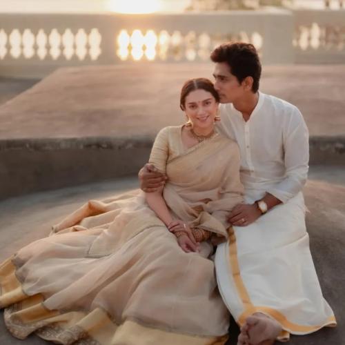 Aditi Rao Hydari and Siddharth marry in a private ceremony