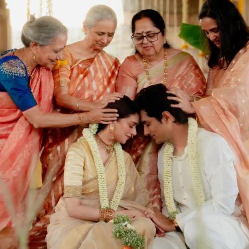 Aditi Rao Hydari and Siddharth marry in a private ceremony