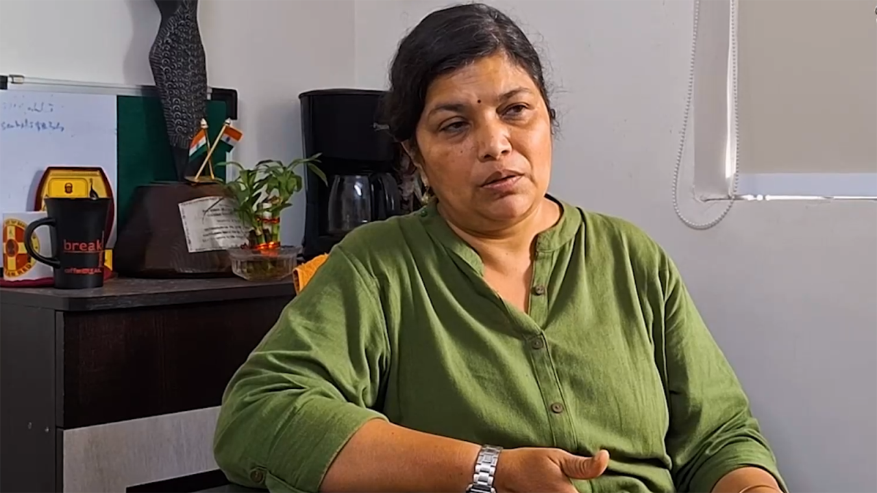 Tejaswi Sevekari, Managing Director of Saheli - HIV AIDS Karyakarta Sangha (Pune, Maharashtra)