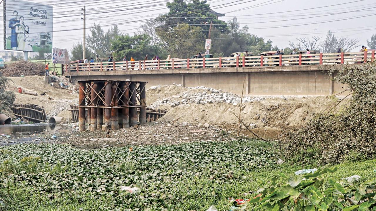 Mayur river in Khulna