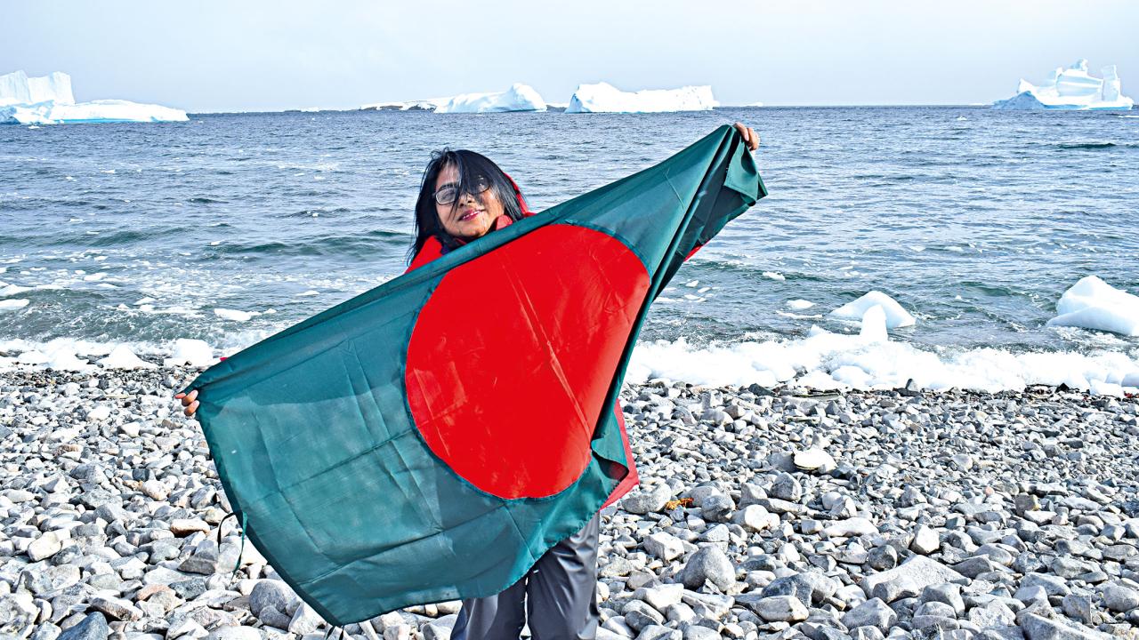 Mohua Rouf Antarctic expedition