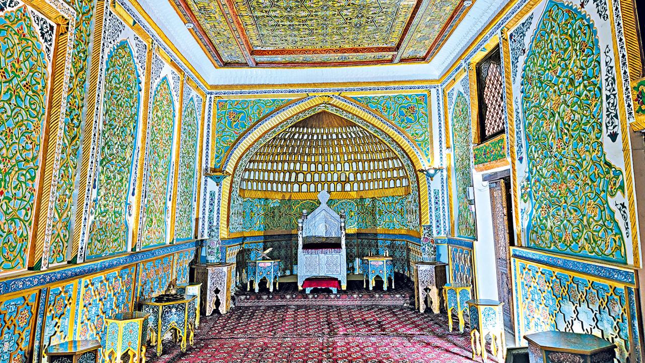 Historical landmarks in Khiva